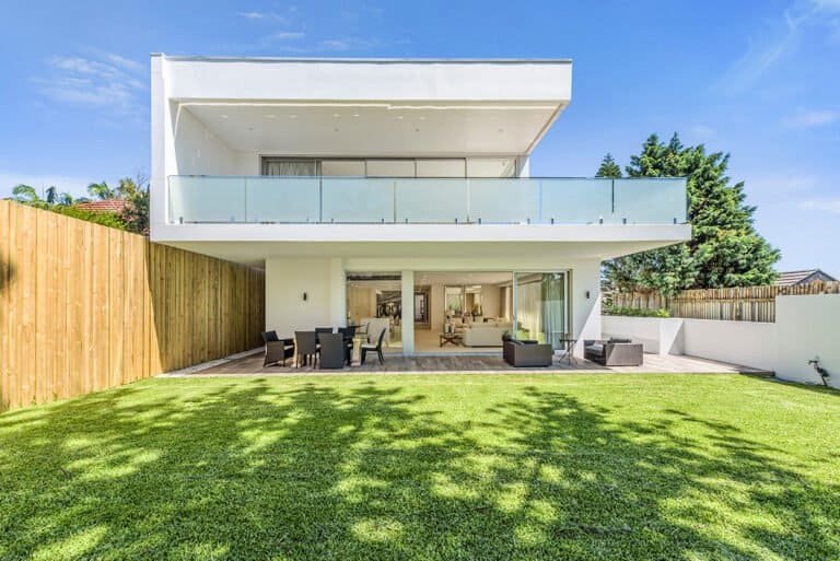 Modern apartment photographed for Sydney property listing by Cozmocom