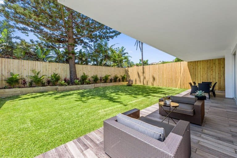Modern apartment photographed for Sydney property listing by Cozmocom