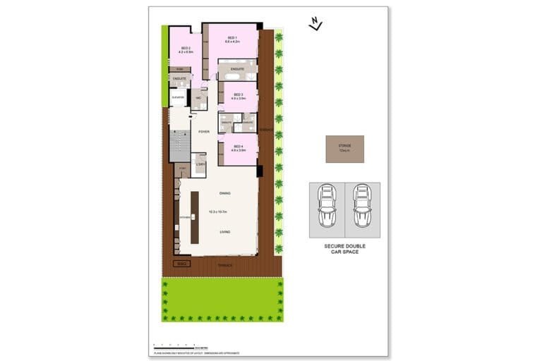 Real estate floorplan for Sydney property by Cozmocom
