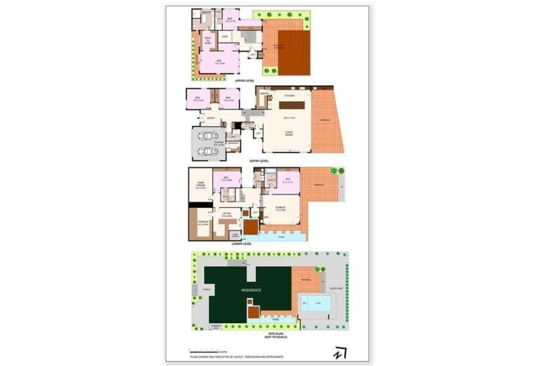 Real estate floorplan for Sydney property by Cozmocom